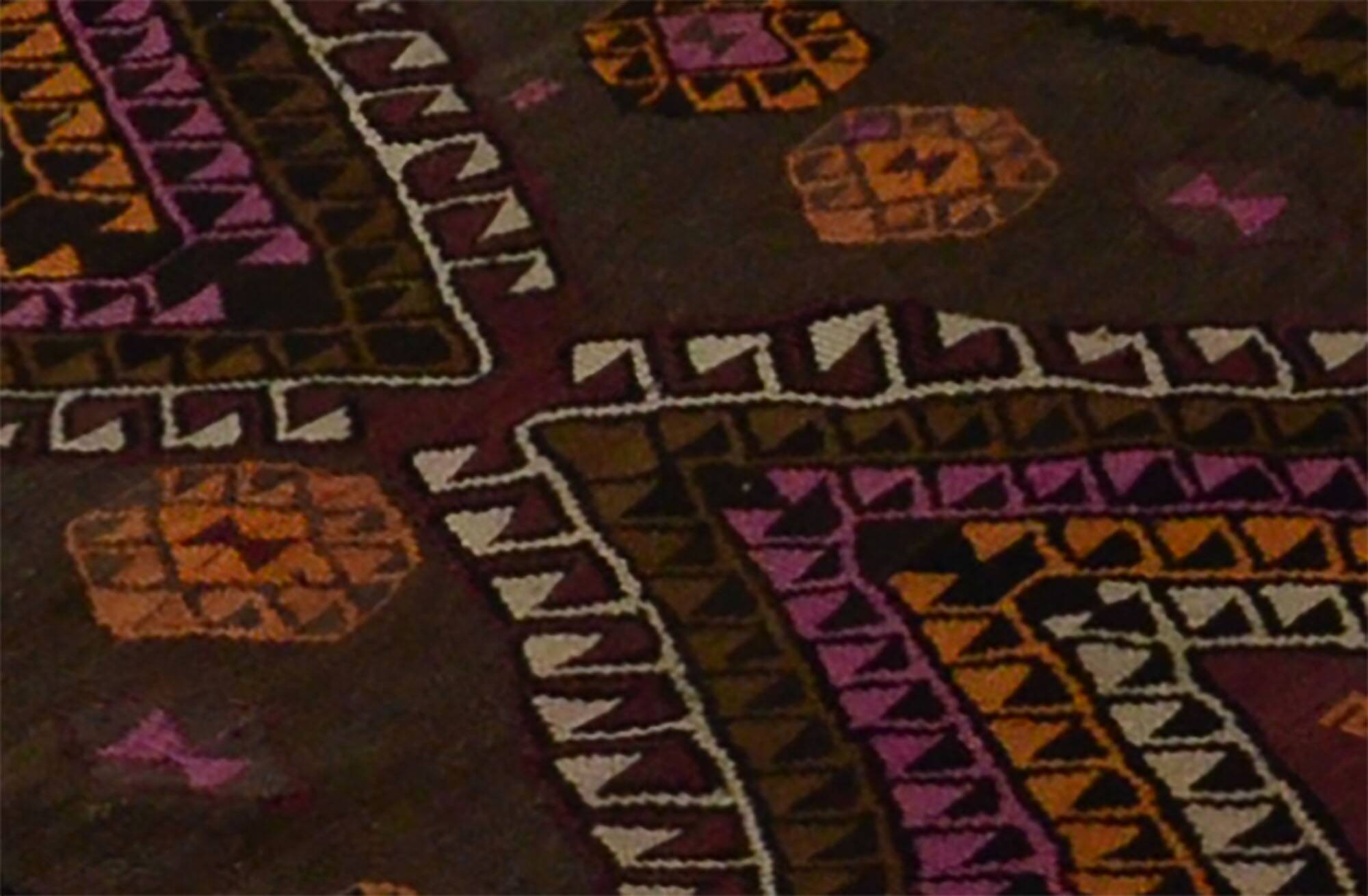 Anatolian handmade kilim rug 435 cm x 115 cm