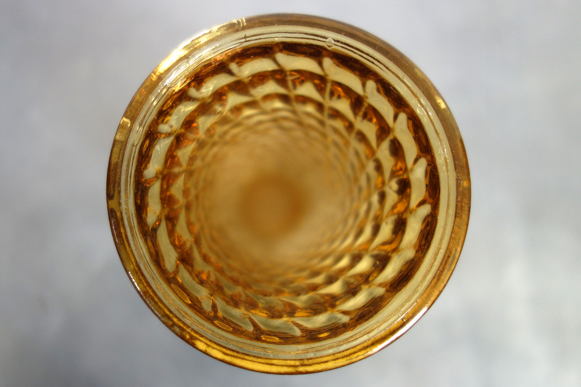 Italian bubble vase Empoli glass