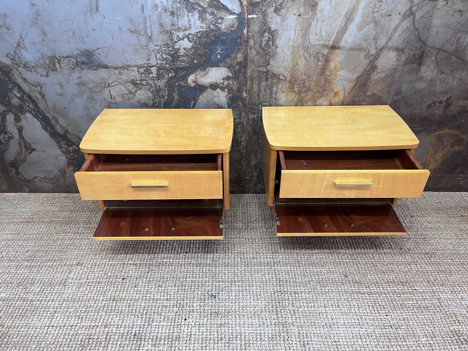 Pair of bedside feet compass