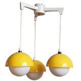 Vintage yellow pendant lamp 1970