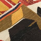 9x12 Geometric Style Turkish Vintage Kilim Rug, 264x383Cm