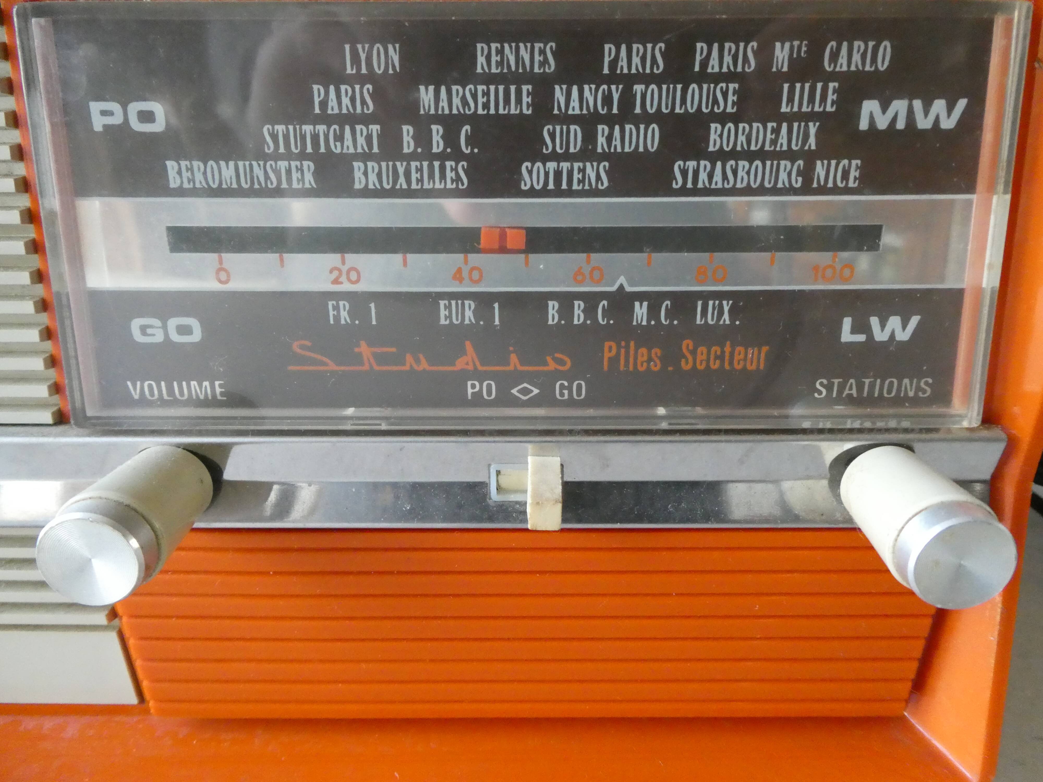 Retro radio station Optalix of the 1970s