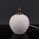 White ceramic lamp Besnard style, circa 1930
