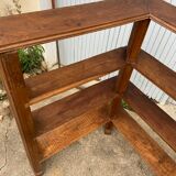 Solid wood corner shelf