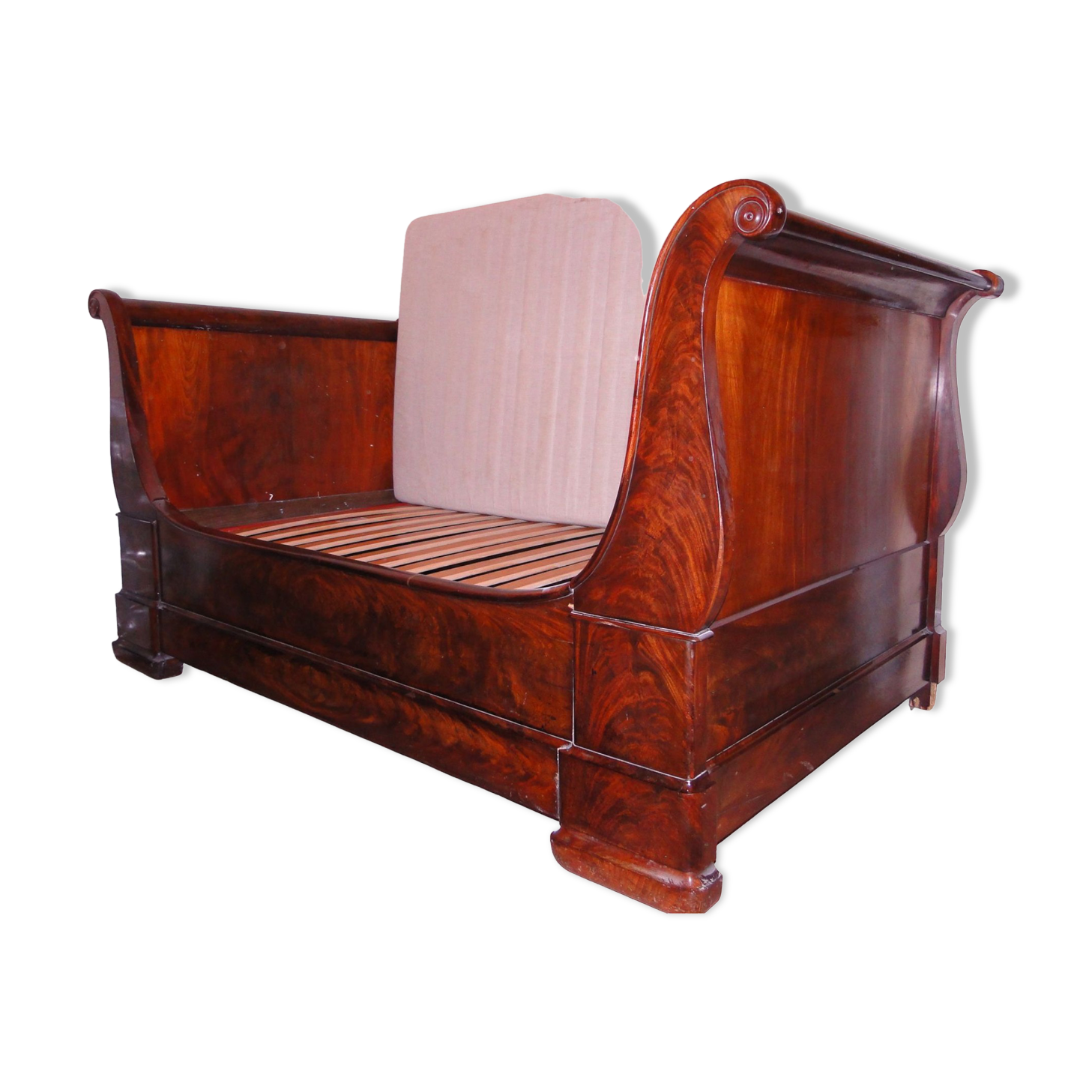 Louis Philippe Sleigh Bed