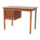 Vintage Scandinavian teak desk with 3 drawers – Denmark, 20th century