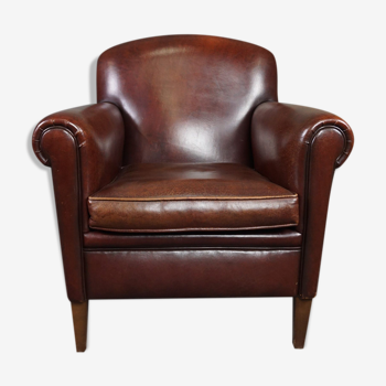 Fauteuil en cuir de mouton