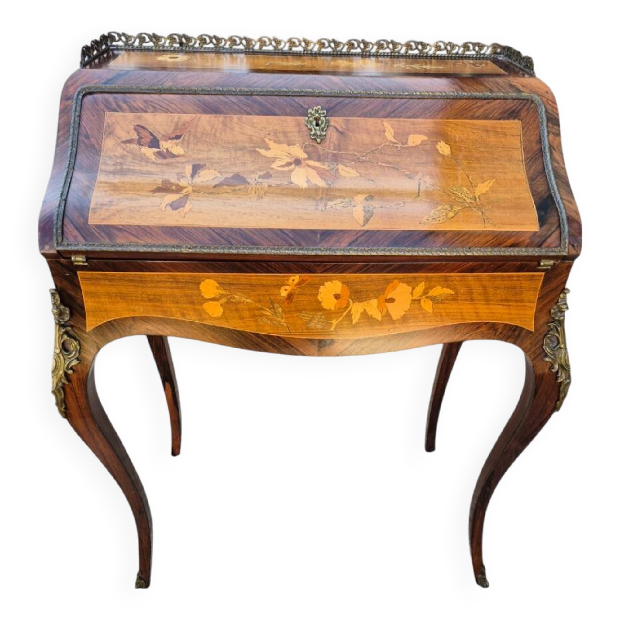 Bureau de dame style louis XV début XX