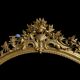 Oval Mirror Louis XV gilded wood