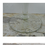 Two-coloured stand vase