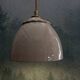 Beige ceramic lamp and decorative bowl