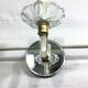 Pair of glass and mirror sconces