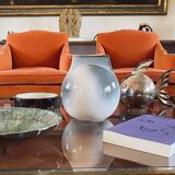 Mid-century Modern spherical gres vase, Franco Bucci Italy ca. 1970