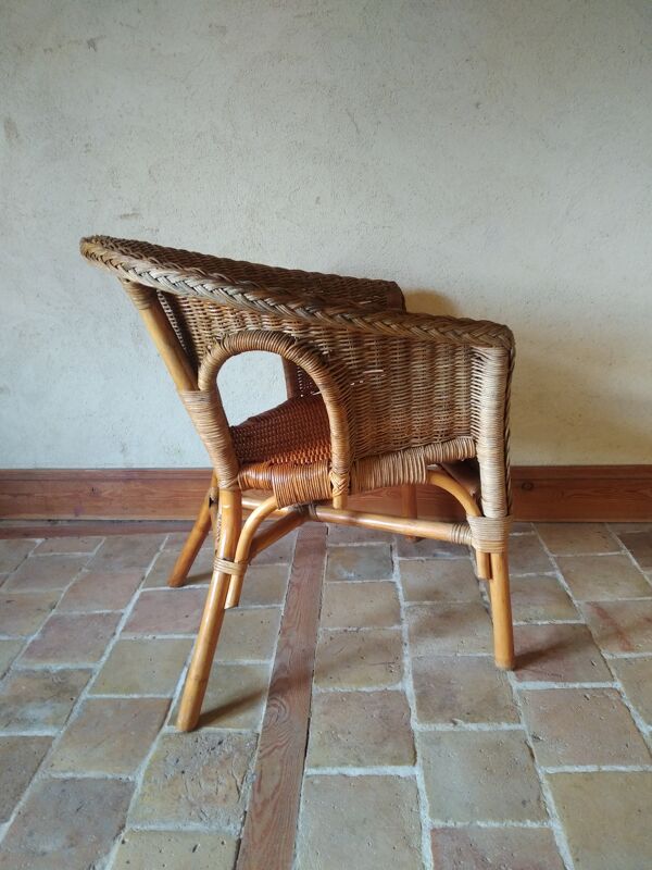 Fauteuil en rotin