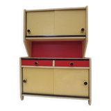 Old toy, vintage kitchen buffet