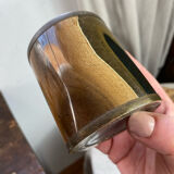 Damascus brass candlestick by Dal Furlo