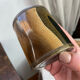 Damascus brass candlestick by Dal Furlo