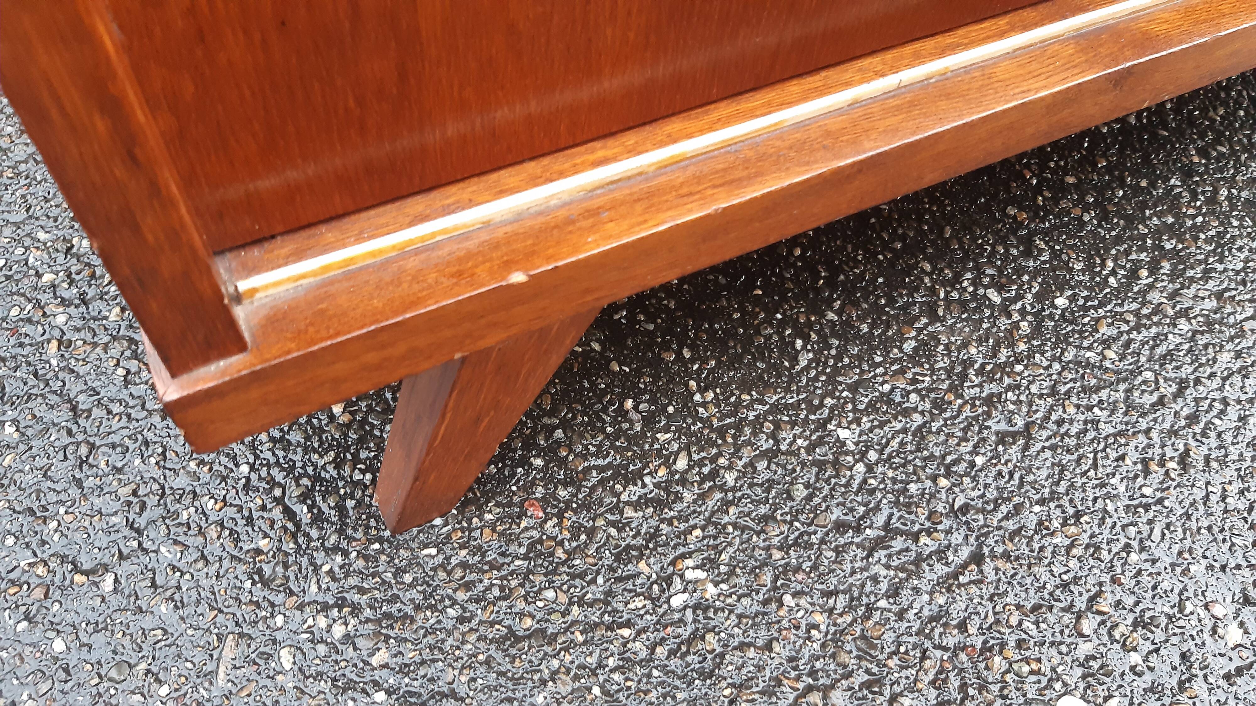 Vintage wardrobe with compass feet