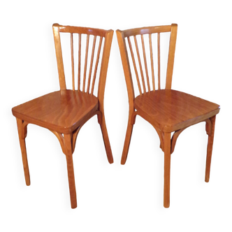Pair of Baumann 153 bistro chairs