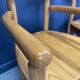 Vintage pine wood dining chairs - 1980s - set of 8