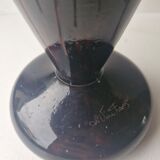 French Glass Vase Schneider