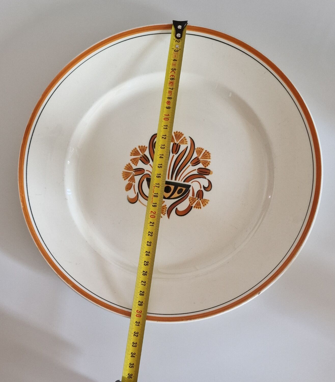 Plat Œillet Creil et Montereau période 19ème