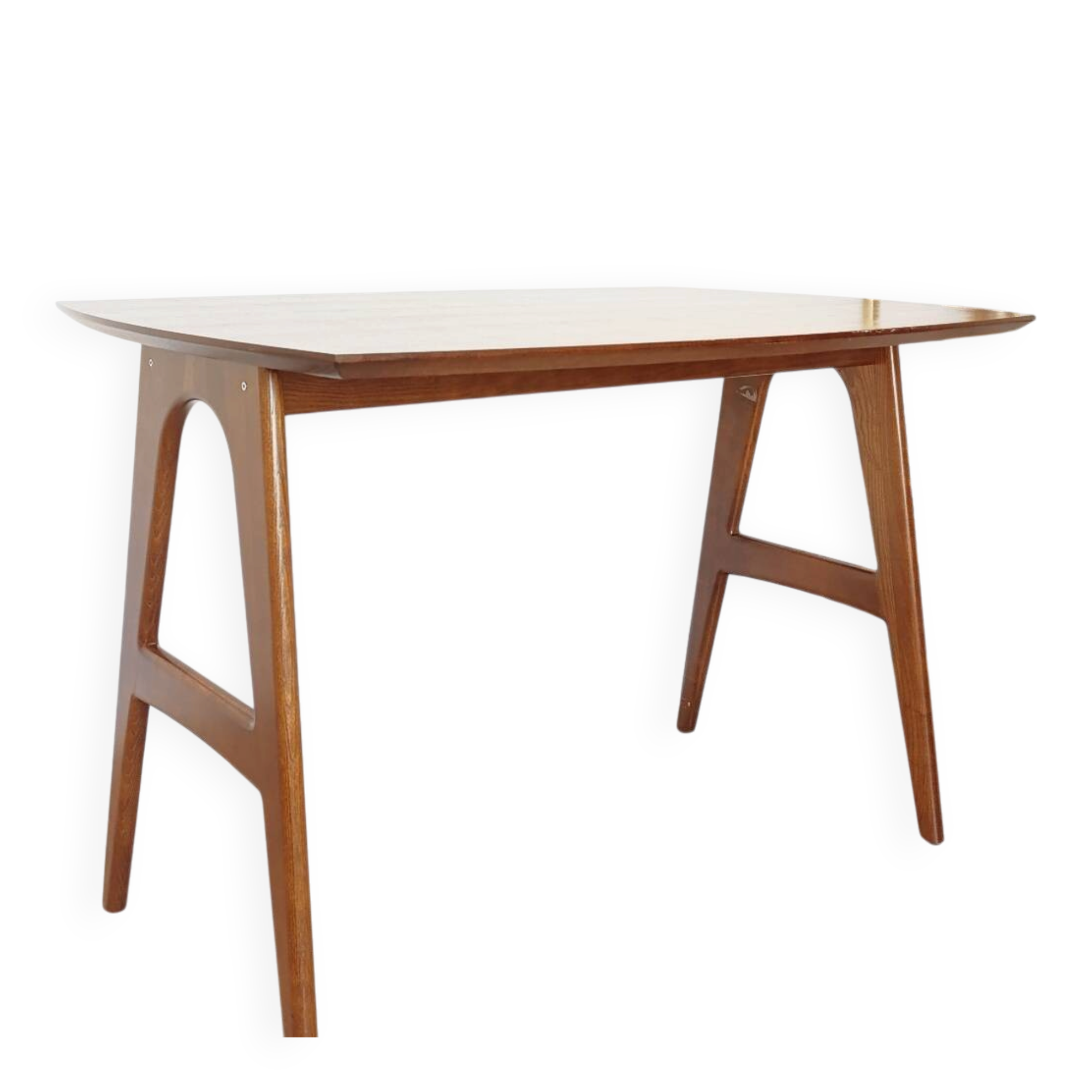 Danish high table in walnut, recently made.