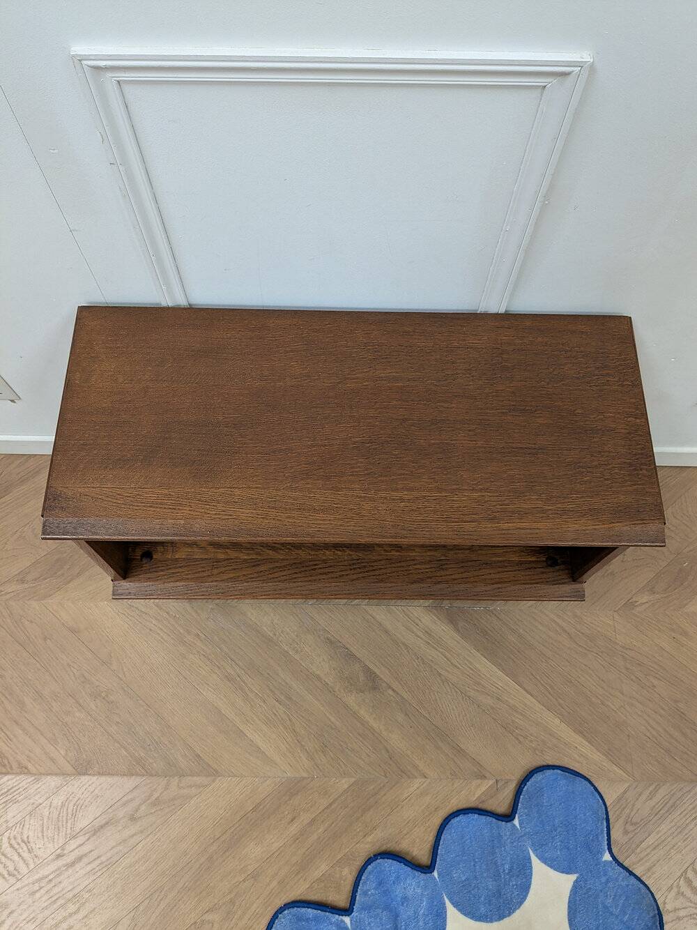 Petit meuble de rangement bois 70s