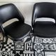 Pair of vintage 1970s armchairs/chairs in Italian Saarinen style.