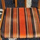 Set of 5 70s designer chairs in beech and orange and brown velvet Self éditeur