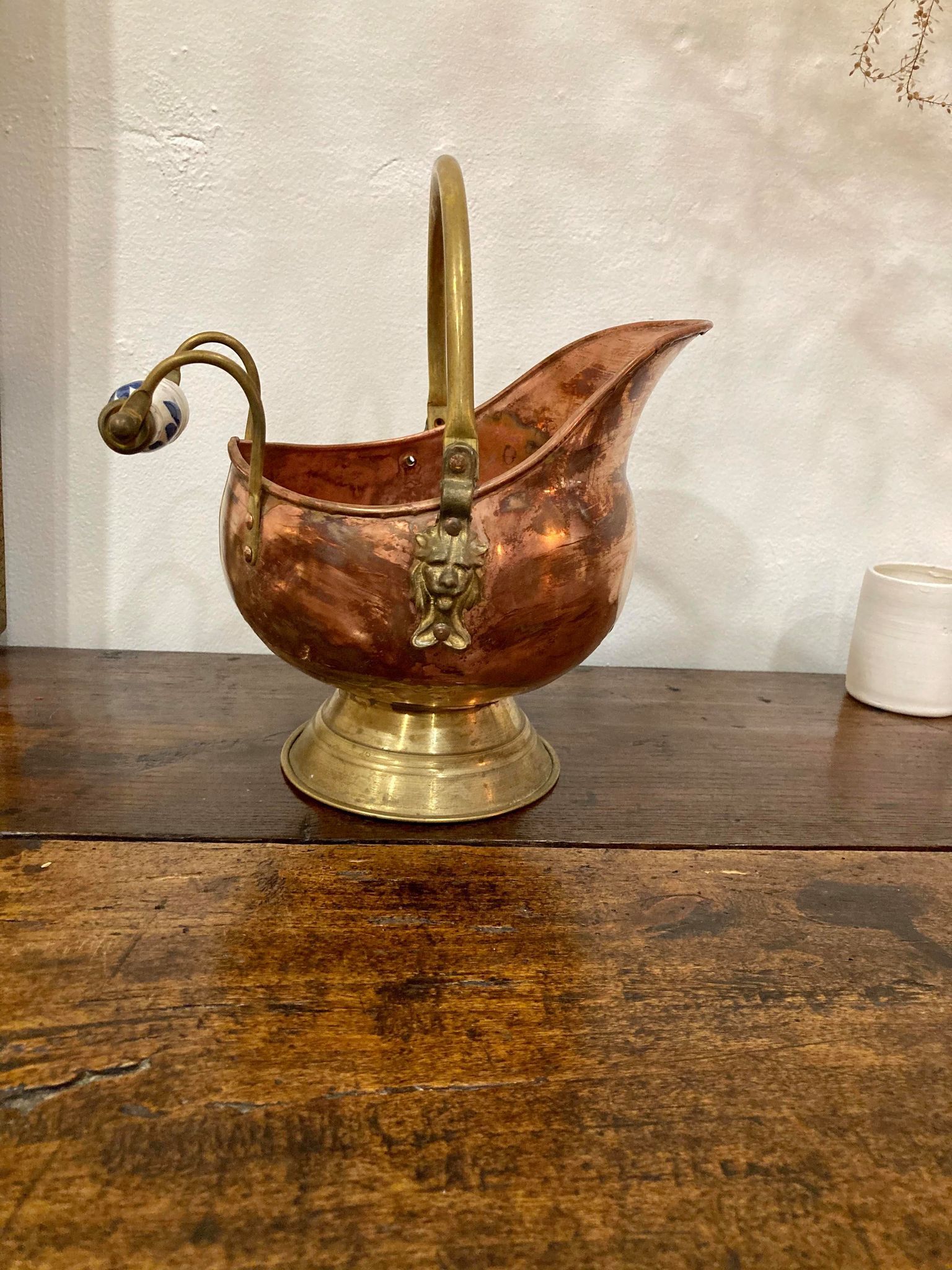 Lot of 3 copper decoration containers