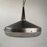 Ancienne  lampe suspension industrielle ufo xxl vintage