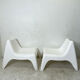 Pair of garden chairs Model VAGÖ Design Thomas Sandell for Ikea