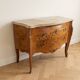 Louis XV commode inlaid with wood and marble