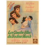 Affiche cinéma - "Les quatre filles du Docteur March"