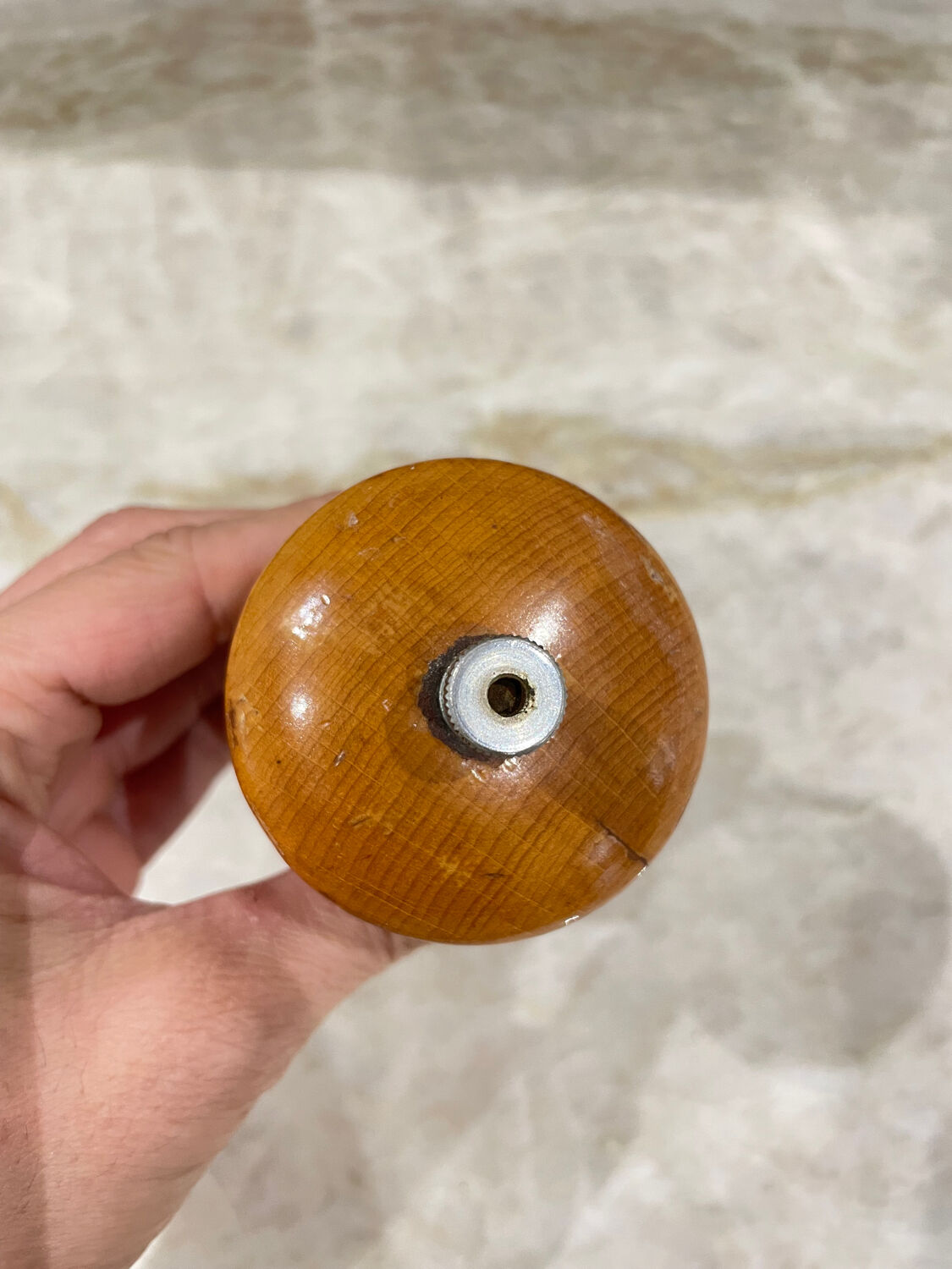 Vintage wooden pepper mill