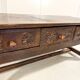 Brutalist antique Spanish coffee table 1880's