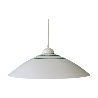 White hanging lamp "Danalight" Denmark 1975