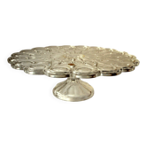 Lead crystal glass cake plate on foot by Nachtmann - Vintage