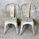 Pair of Tolix chairs model A designed by Xavier Pauchard.