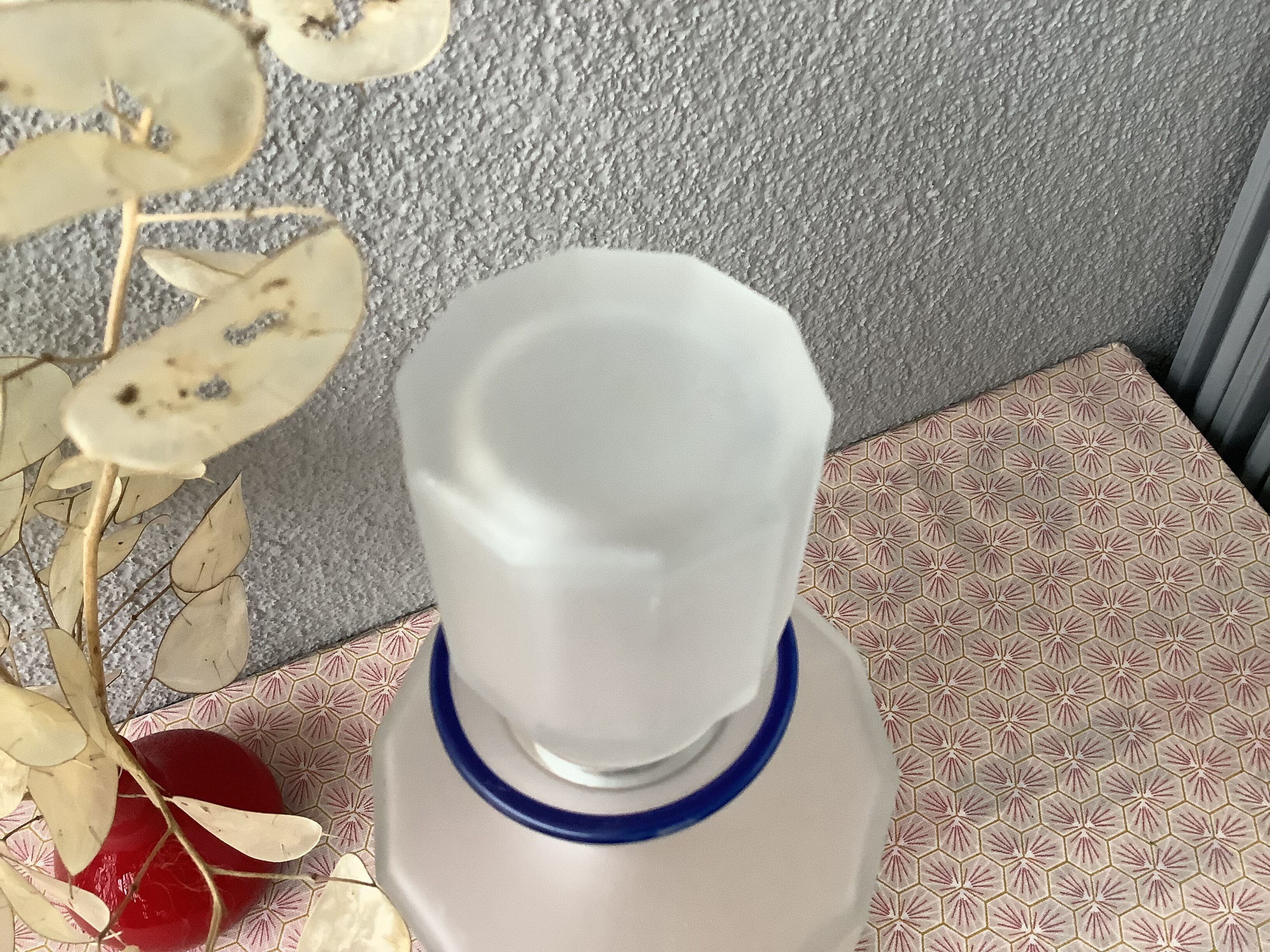 Bormioli Italy carafe with vintage facets