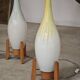 Lampe de table Drevo Humpolec opaline verte type 107/S