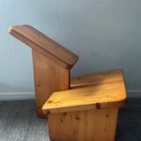 Chaise vintage en pin massif