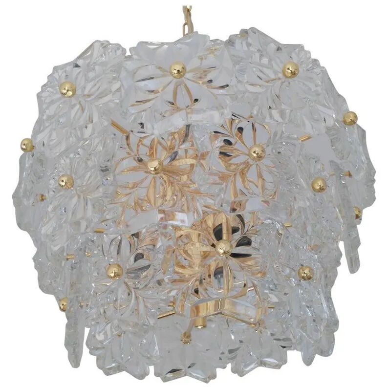 Glass Chandelier Kinkeldey, 1970s