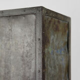 Vintage Industrial Metal Factory Cabinet, 1950s