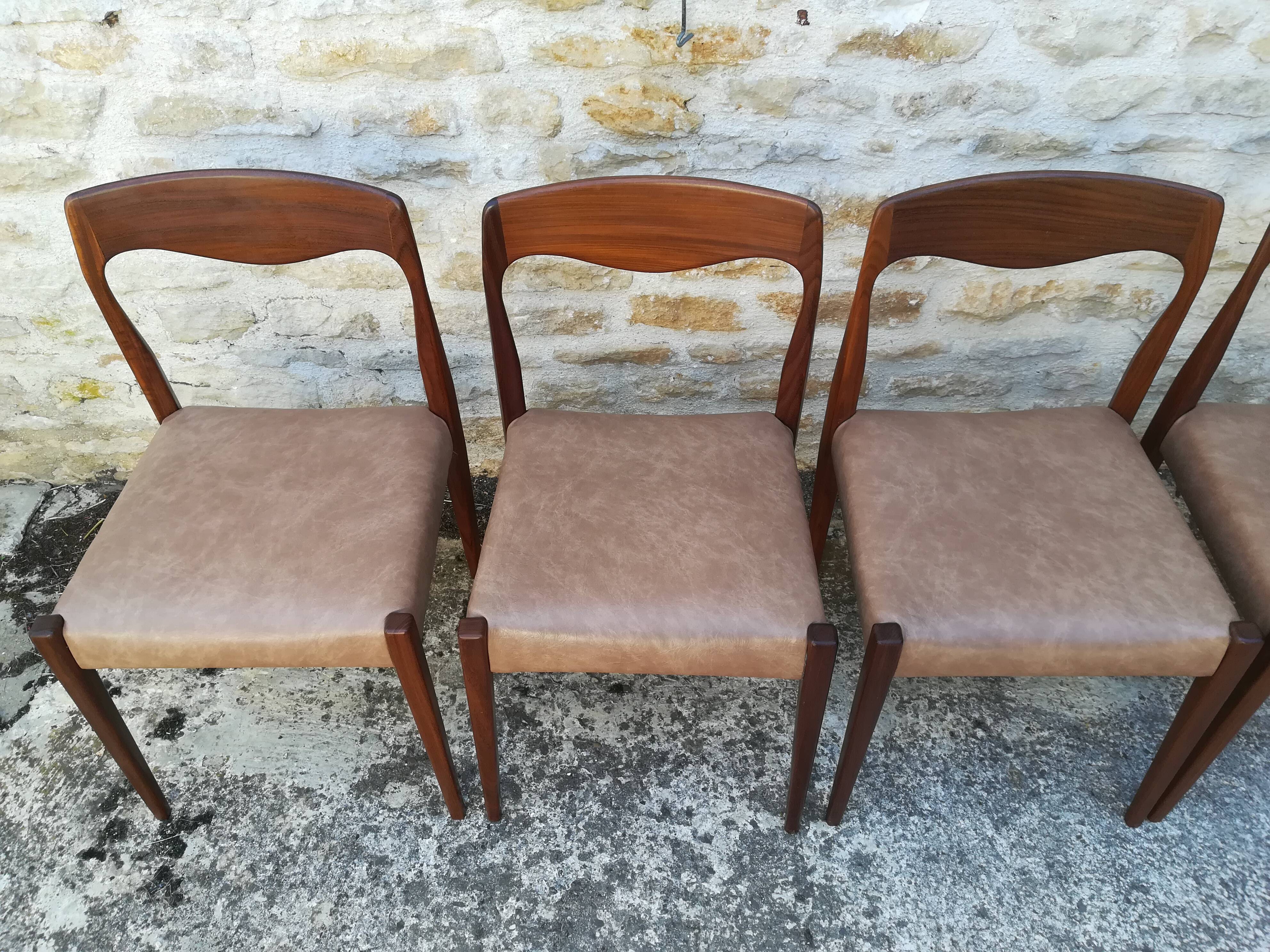 Scandinavian teak chairs