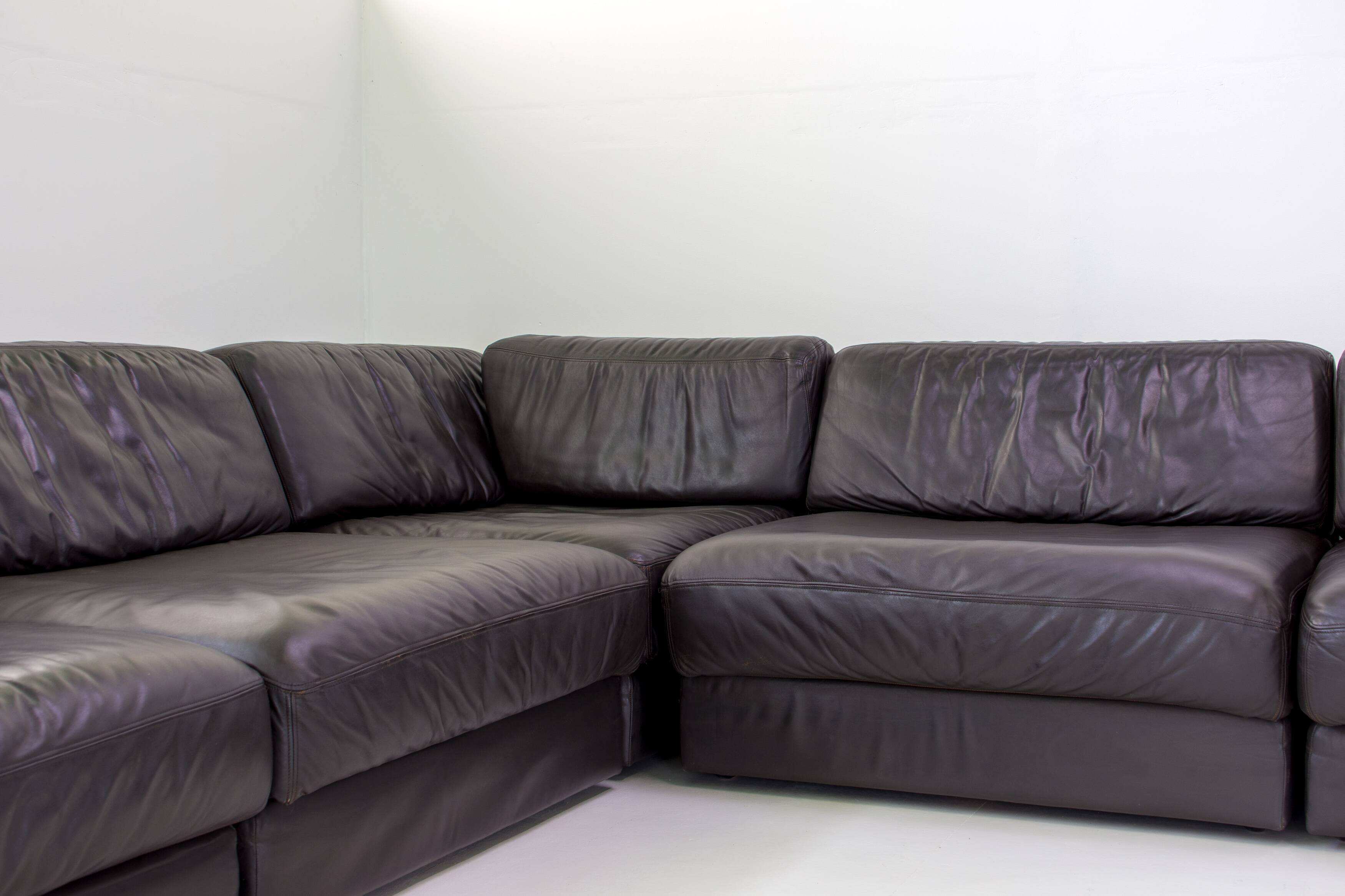 De Sede DS-76 – modular leather sofa (5 elements)