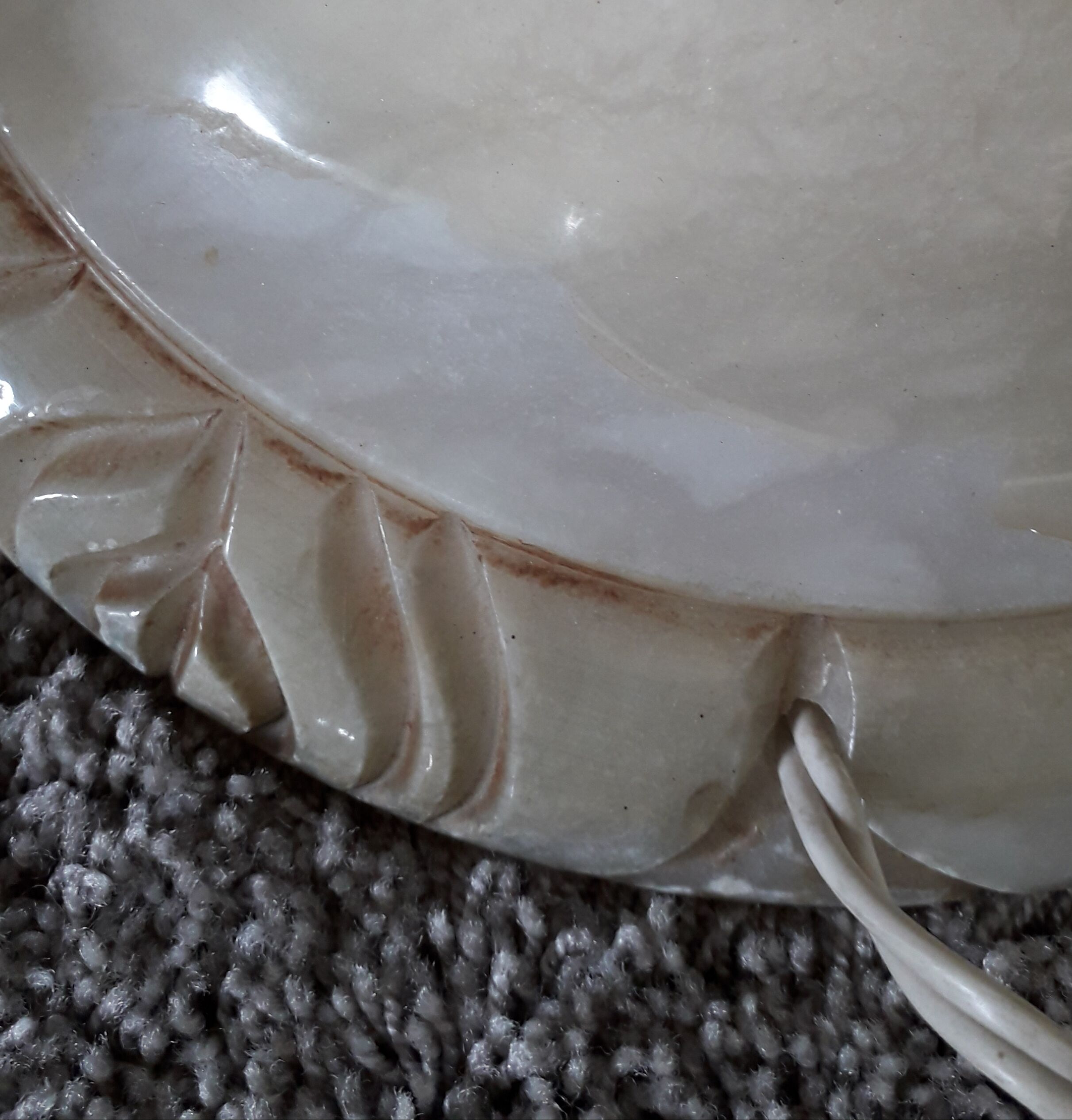 Alabaster floor lamp 1970