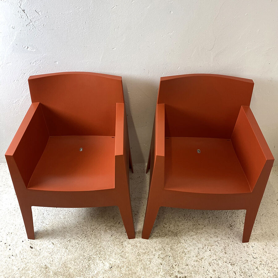 Set of 8 Toy chairs by philippe starck for Driade made in italy