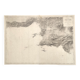 Map of Marseille Méditerranée 1950